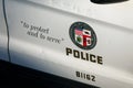 Los Angeles Police Department LAPD Logo on Car Royalty Free Stock Photo